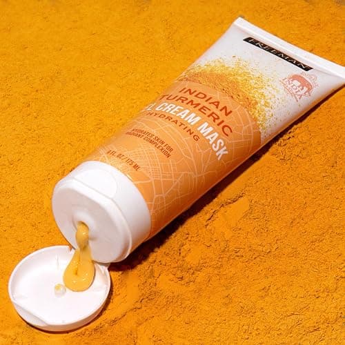 Freeman Exotic Blends Hydrating Indian Turmeric Gel Cream Facial Mask, 6 fl.oz./175 mL Tube thumbnail 5