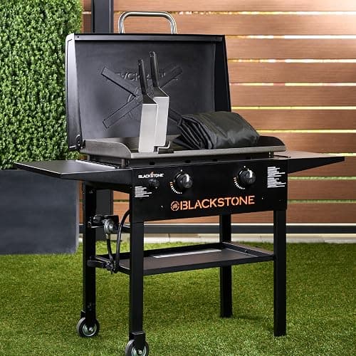 Blackstone 2450AZ 28" Omnivore Griddle Bundle with Soft Cover and Two Spatulas thumbnail 2