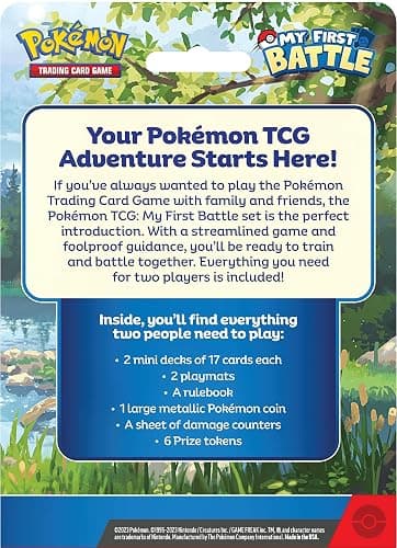 Pokémon TCG: My First Battle—Charmander and Squirtle (2 ready-to-play mini decks & accessories) thumbnail 5