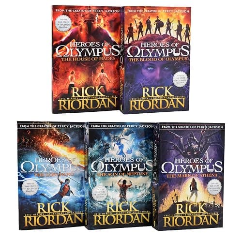 Heroes of Olympus Complete Collection 5 Books Box Set -The Lost Hero/The Son of Neptune/The Mark of Athena/The Blood of Olympus by Rick Riordan (2015-06-07) thumbnail 2