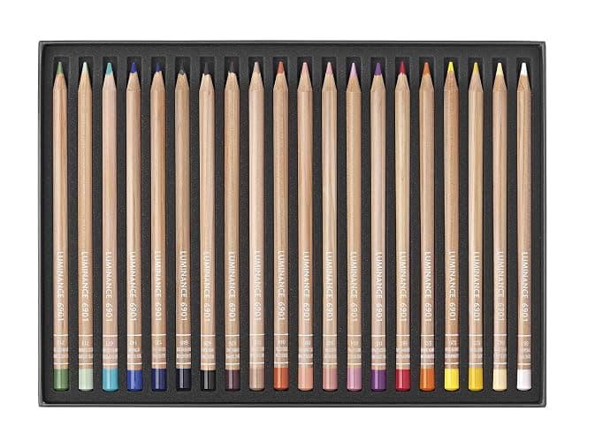 Caran d'Ache 6901 Colouring Pencils Luminance Portrait Assortment 20 Colours, Multi-Colour, 26 x 19 x 2 cm. thumbnail 4
