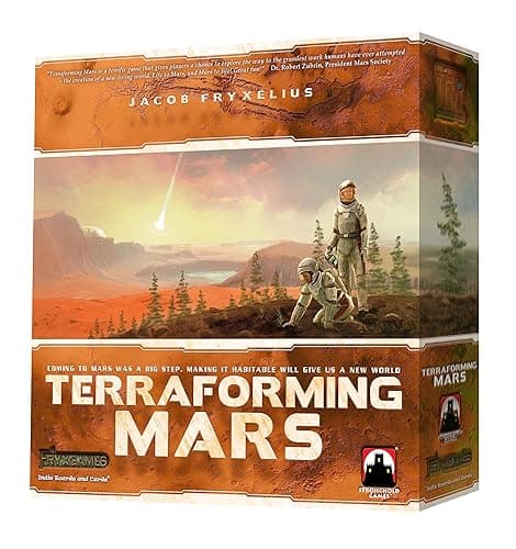 Terraforming Mars Board Game-Award Winning Strategic Space Adventure Game for Family Game Night, Competitive Play&High Replay Value-Adults, Cardboard,Teens&lovers of Board Games by Stronghold Games - Terraforming Mars (Full Game) - Image 1