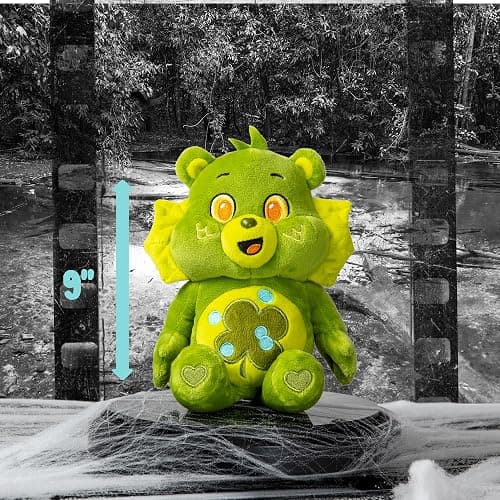 Care Bears Universal Monsters 9" Fun Size Plush - Good Luck Bear as Creature from The Black Lagoon - Soft, Huggable Plushie, Stuffed Animal for Girls and Boys, Ages 4+ thumbnail 7