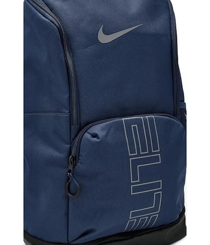 Nike, Unisex, Varsity Elite Backpack (32L), Midnight Navy/Black/Iron Grey, One Size thumbnail 4