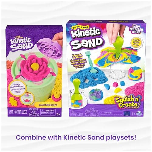Kinetic Sand, 11lb (5kg) Natural Brown Play Sand for Arts and Crafts, Sandbox, Amazon Exclusive (Packaging May Vary), Sensory Toys, Holiday Gifts & Stocking Stuffers for Kids Ages 3 and up thumbnail 7