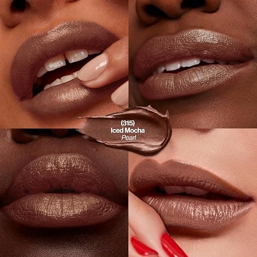 Revlon Super Lustrous Lipstick, Creamy Formula For Soft, Fuller-Looking Lips, Moisturized Feel, 315 Iced Mocha, 0.15 oz thumbnail 3