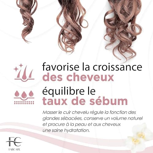 FABCARE Brosse Cuir Chevelu Masseur Pousse Cheveux Paille de Blé Silicone Gommage Humides Secs Circulation Sanguine Stimulation Massage Régénérant Durable Ergonomique Léger Antidérapant (Rose) thumbnail 4