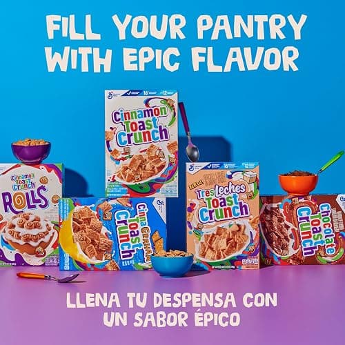 Cinnamon Toast Crunch Breakfast Cereal, Crispy Cinnamon Cereal, 12 oz thumbnail 10