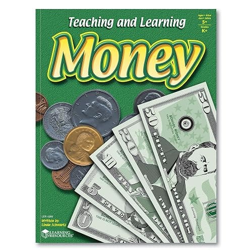 Learning Resources Teaching and Learning Money Activity Book, Counting/Sorting, Grades 4+,Multicolor - Image 1