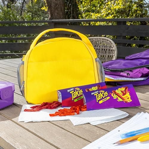 Takis Mini 25PK Bite Size Variety Pack, Assorted Flavored Mixed Rolled Tortilla Chips – (15) Fuego Mini (10) Nitro Mini thumbnail 6
