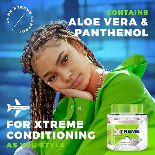 Xtreme Professional Hair Styling Gel, Clear, 10X Control Fixation Level, 8.81 oz, 3 Pack thumbnail 8
