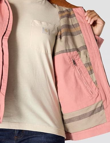Carhartt womens Rugged Flex Loose Fit Canvas Detroit Jacket thumbnail 6