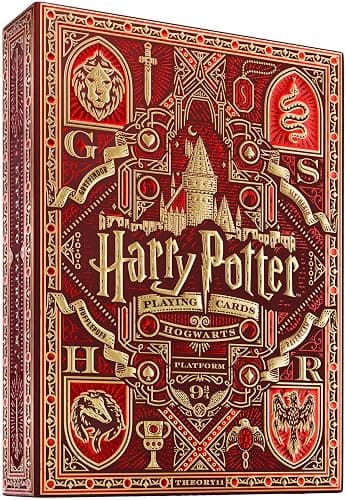 theory11 Harry Potter Playing Cards - Red (Gryffindor) - Image 1