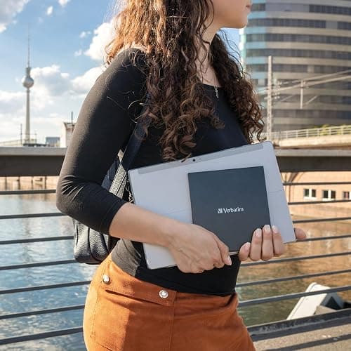 Verbatim Ultra HD 4K CD DVD Blu-ray Writer USB 3.2 GEN 1 USB-C Connectivity Slim Brushed Metal Enclosure Compatible with Mac and PC with Free 25GB Verbatim Blu-ray disc thumbnail 6