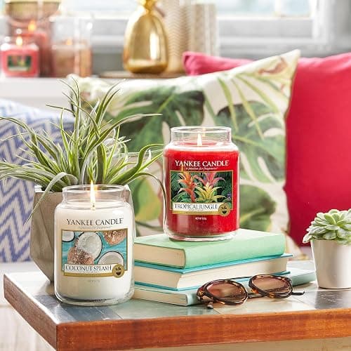 Yankee Candle bougie jarre parfumée | grande taille | Eau de Noix de Coco | jusqu’à 150 heures de combustion |Cadeaux de la fête des mères thumbnail 7