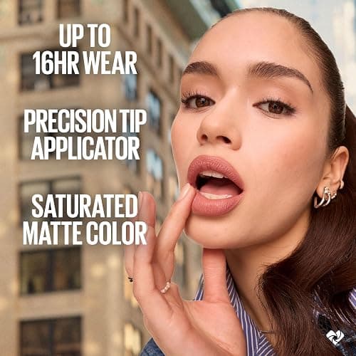 MAYBELLINE Super Stay Matte Ink Liquid Lipstick Makeup, Long Lasting High Impact Color, Up to 16H Wear, Charmer (Midtone Mauvy Brown) thumbnail 4