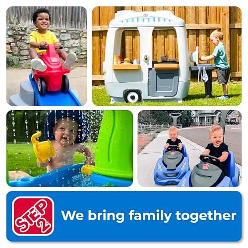 Step2 Up & Down Roller Coaster Kids Ride On Toy, Push Car, Indoor/Outdoor Playset, Made of Durable Plastic, Max Weight 50 lbs., For Toddlers 2-5 Years Old, Multicolor thumbnail 8