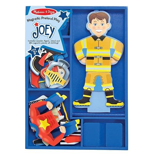 Melissa & Doug Joey Magnetic Wooden Dress-Up Pretend Play Set (25+ pcs) thumbnail 6