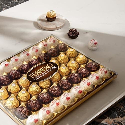 FERRERO COLLECTION Fine Assorted Chocolate and Coconut Confections; Chocolate Gift Box; 48 Confections; Ideal Hostess Gift; 518g thumbnail 7