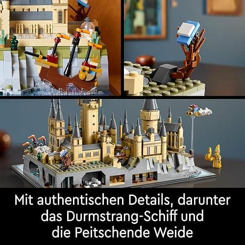 LEGO Harry Potter Schloss Hogwarts mit Schlossgelände - Set zum Sammeln für Erwachsene inkl. Hauptturm & Astronomieturm, Kammer des Schreckens & Architekt Minifigur - 76419 thumbnail 6