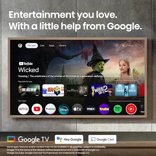 Hisense 75“ Hi-QLED S7 CanvasTV Series 4K UHD Google Smart Art TV (75S7SG, 2026 New) - 144Hz, Art Mode, Anti-Glare Panel, Dolby Vision HDR, Hi-Matte Display, Frame & UltraSlim Wall Mount Included thumbnail 13