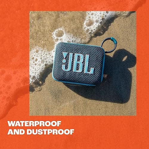 JBL Go 4 - Ultra-Portable, Waterproof and Dustproof Bluetooth Speaker, Big JBL Pro Sound with Punchy bass, 7-Hour Built-in Battery, Made in Part with Recycled Materials (White) thumbnail 7