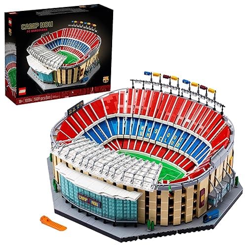 LEGO Icons Camp NOU – FC Barcelona Soccer Stadium 10284 Model Building Kit, Large Construction Set for Adults, Gift Idea - Image 1