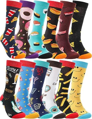MOGGEI Funny Socks for Men Women Fun Cozy Crazy Novelty Fashion Breathable Printed Cotton Boot Socks - Image 1