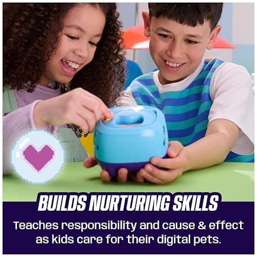 BITZEE Aquarium Interactive Fish Tank Toy & Digital Pet, Ages 5+ | Nurture 30 Virtual Fish, Reacts to Touch, Customize with LED Lights, Screen-Free Responsive Play, Birthday Gift for Kids thumbnail 5