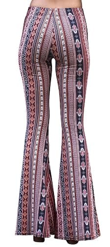 Daisy Del Sol High Waist Comfy Stretch Boho 70s Bell Bottom Fit to Flare Lounge Yoga Pants thumbnail 7
