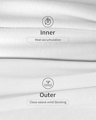 WEERTI Thermal Underwear for Women Long Johns with Fleece Lined Base Layer Women Cold Weather Top Bottom thumbnail 3