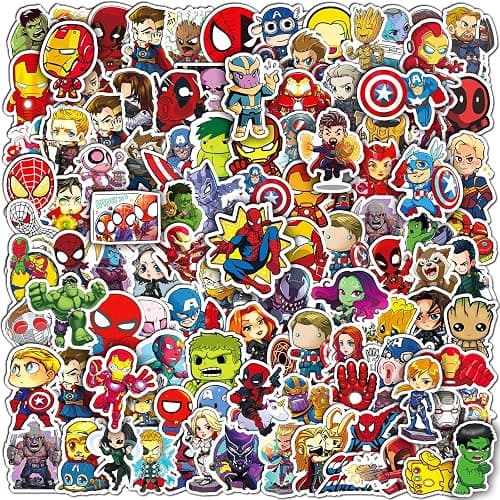 200PCS Cool Character Stickers Bulk for Boys Teens Adults | Decor for Water Bottles Skateboards Luggage Laptops Bumpers, Waterproof Vinyl - Image 1