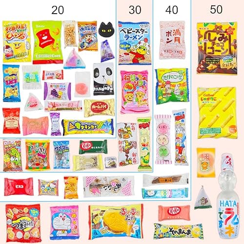 Sakura Box Japanese Snacks & Candy 30 Piece Dagashi Set Gift (Box) - Box thumbnail 6