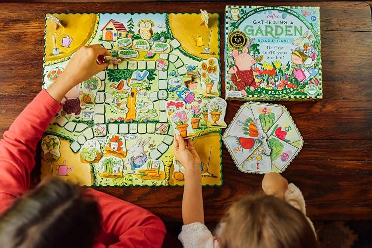 eeBoo: Gathering a Garden Board Game, Educational Games and Activities That Cultivate Conversation, Socialization, and Skill-Building, Perfect for Ages 5 and up thumbnail 2