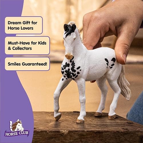 Schleich HORSE CLUB - Marwari Stallion - 5" Hand-Painted Collectable, Realistic Toy Horse Figurine for Girls and Boys. Durable Educational Figure for Fun Imaginative Play. Cool Kids Toys Ages 5+ 14898 | Detailed horse, decorative and collectible figure, great gift for girls and boys thumbnail 6
