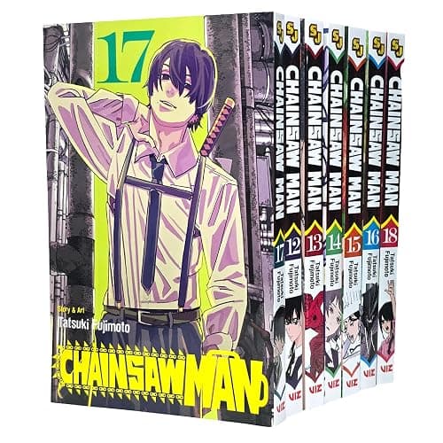 Chainsaw Man Volume 12-18 by Tatsuki Fujimoto 7 Books Collection Set - Image 1