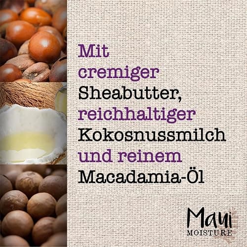 Maui Moisture Shea Butter Hair Mask for Dry Damaged Hair, 340g thumbnail 3