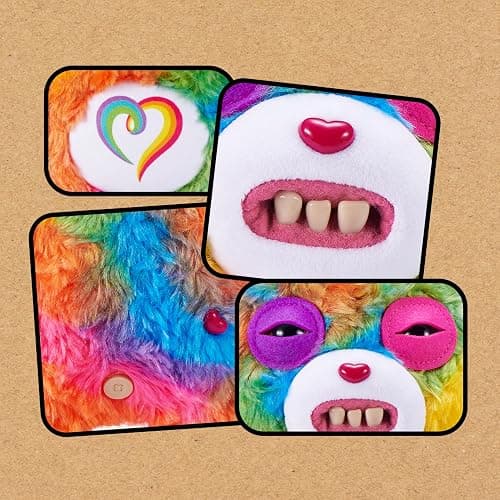 Fuggler Care Bears 9-Inch Plush Toy (Togetherness Bear) by ZURU – Funny Ugly Monster Stuffed Animal with Human-Like Teeth, Collectible Plush for Kids, Tweens, Teens, Adults & Crossover Fans thumbnail 6