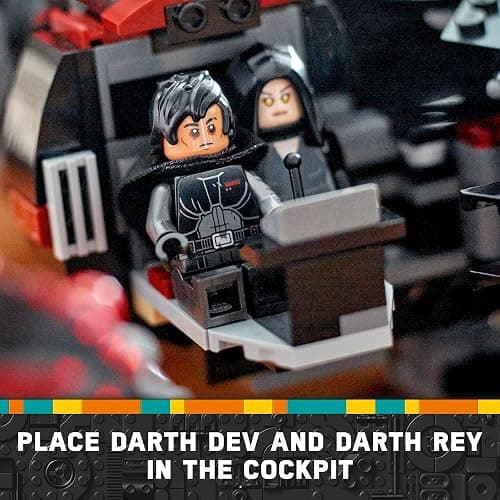 LEGO Star Wars The Dark Falcon Buildable Starship, Star Wars Toy Vehicle Set for Boys and Girls, Collectible Millenium Falcon Toy with 6 Star Wars Minifigures, Birthday Gift for Kids or Any Fan, 75389 thumbnail 4