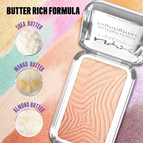 NYX Professional Makeup Buttermelt Highlighter, Powder Highlighter, 12 HR Wear, Buildable & Buttery Soft Creamy Finish, Fade & Transfer Resistant, Shade: Glaze it Butta (Light Bronze) thumbnail 6