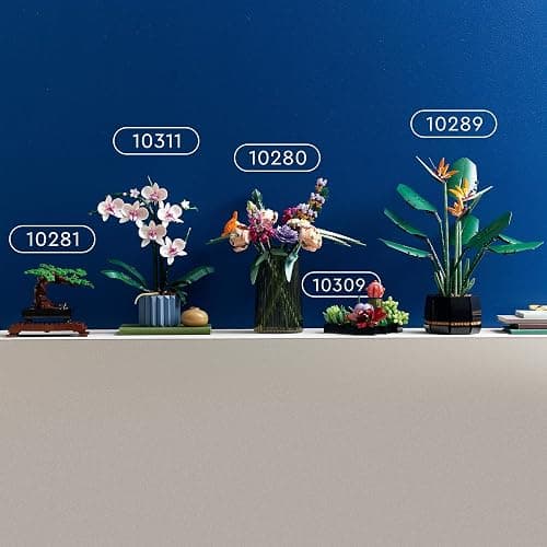 LEGO Botanicals Succulents - Build 9 Small Artificial Plants - DIY Gifts for Mothers - Home or Office Desk Décor Building Set For Adults - Botanical Collection - 10309 thumbnail 7