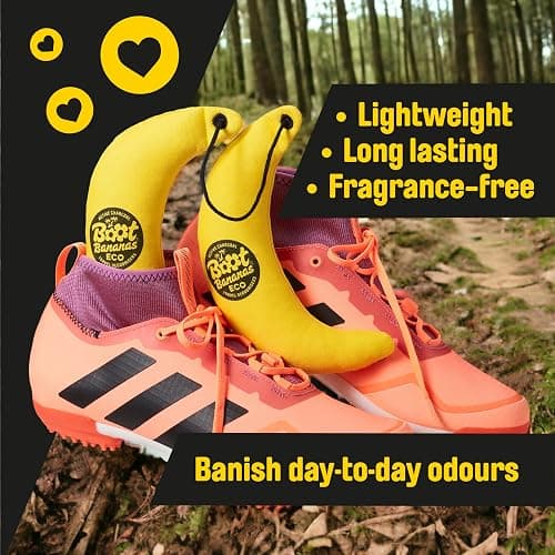Boot Bananas Eco Travel Deodorisers | Light Weight, Sustainable, Reusable Sports Shoe & Glove Deodorizer Odour Neutralizer & Air Purifier | Eco-Conscious | Lasts up to 12 Months | 1 Pair thumbnail 2