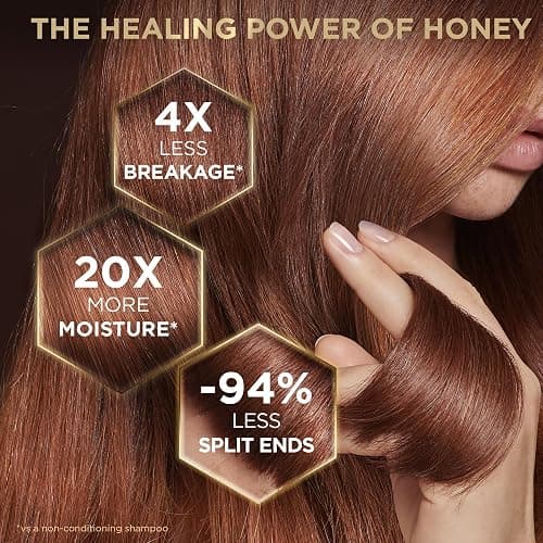 Garnier Whole Blends Hair Honey Repairing Serum for Dry Damaged Hair, Non-sticky & non-greasy, Smoother hair & split ends reduction, 150ml thumbnail 3