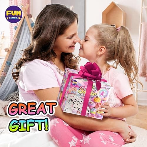 4 LB Milky Butter Slime Bucket Gift for Girls, FunKidz 64 FL OZ Huge Soft White Premade Scented Slime Kit Toy with 29 Variety Add-Ins Perfect Birthday Present for Kids Age 6+ thumbnail 8