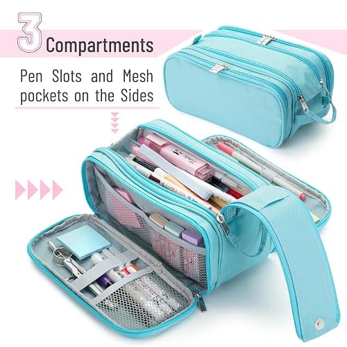 Mr. Pen- Large Capacity Pencil Case, Big Capacity Pencil Case | Big Pencil Pouch, Pencil Bag, Pen Case, Pen Pouch, Pen Bag, Pencil Pouches, Pencil Bags, Big Pencil Case, Large Pencil Case thumbnail 4