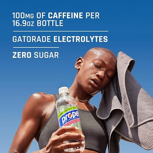 Propel Energy Boost Zero Calorie Flavored Water With Electrolytes and Caffeine, 3 Flavor Variety Pack, 16.9 fl oz Bottles (12 Pack) thumbnail 5
