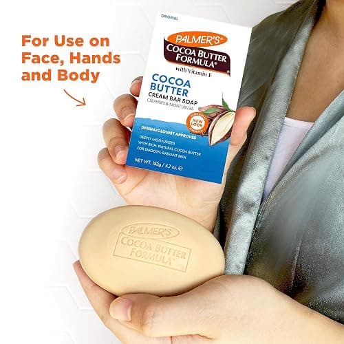 Palmer's Cocoa Butter Formula with Vitamin E, Daily Skin Therapy Cream Soap, 4.7 oz thumbnail 2