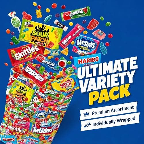 Bulk Candy Variety Pack - 2 lb Candy - CandyBulk Individually Wrapped Candies - Candies - Pinata Filler Stuffers - PinataCandy Stuffers - CandyParty Favors - July 4th thumbnail 4