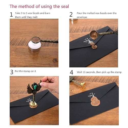 Facwxiao Quill Pen and Ink Set,Feather Pen Set for Calligraphy,Christmas Gift for Handwriting Lovers, Birthday Gift(Bule) thumbnail 4
