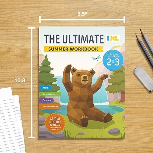 IXL Ultimate Summer 2nd to 3rd Grade Workbooks, Math, Reading Comprehension, Language Arts, Geography, Science, Social Studies, and Writing Practice for Kids (IXL Ultimate Summer Workbooks) thumbnail 6